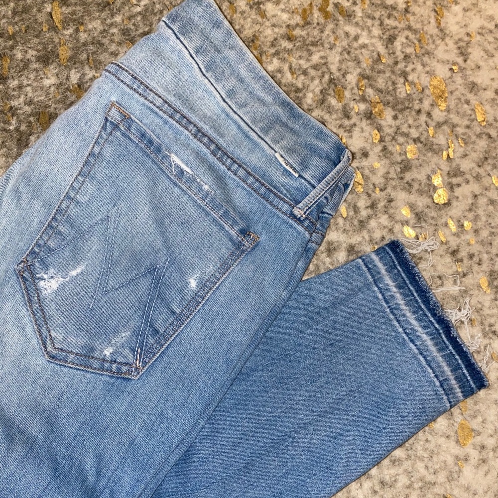 MOTHER Undone Hem looker/crop